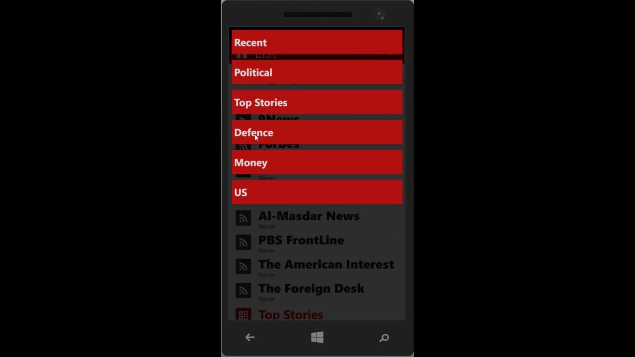 RSS One - RSS Reader for Windows Phone