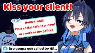 Kronii found out 1 of her fan became a Lawyer... (Hololive)