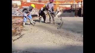 Titreşimli beton perdah makinası