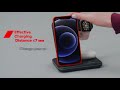 Universalus Belaidis įkroviklis Canyon 3in1 Wireless Charger WS-303, tinka vienu metu įkrauti Apple Watch, iPhone ir Airpods