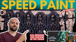 Speed Paint the new Necron Tomb Terrain for Kill Team Tomb World!