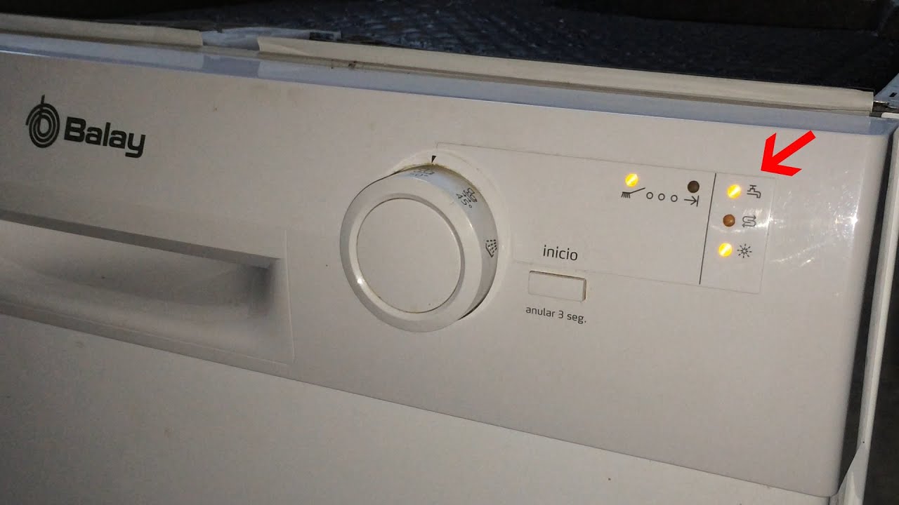 Avería lavavajillas Balay, no carga agua. Solución [Fault dishwasher, not filled water. Solution]