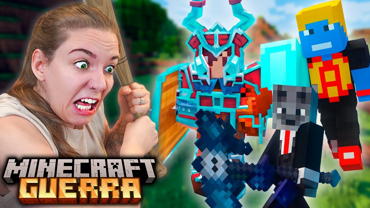 PRIMEIRA GUERRA - A MULHER IMORTAL! - Minecraft Guerra #05