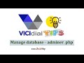 Manage VICIdial Database How To Setup And Use Adminer In VICIdial