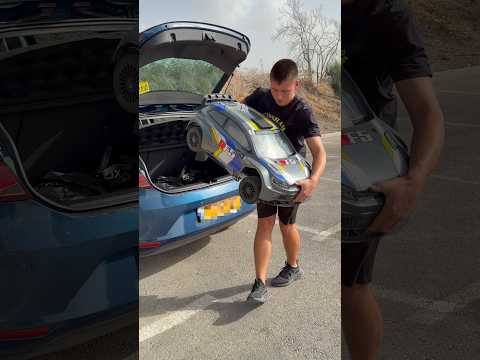 WORLDS BIGGEST RC RALLY CAR 🌍🚗 #rc #car #rally #gasoline #rccars #rcshorts