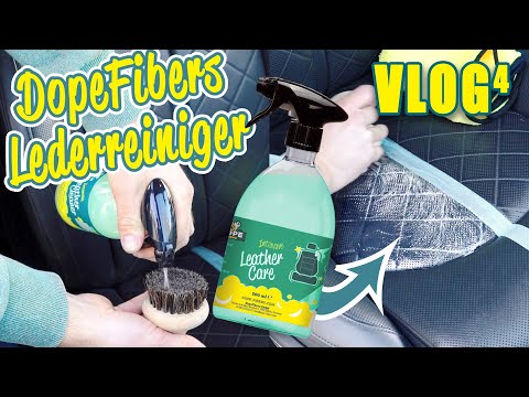 HQS Autopflege - IntensiveLeatherCleaner von DopeFibers - VLOG #4