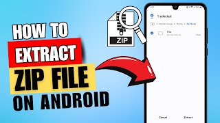 How to Extract Zip Files on Android without Zarchiver | Unzip Files | Open Zip File ✅