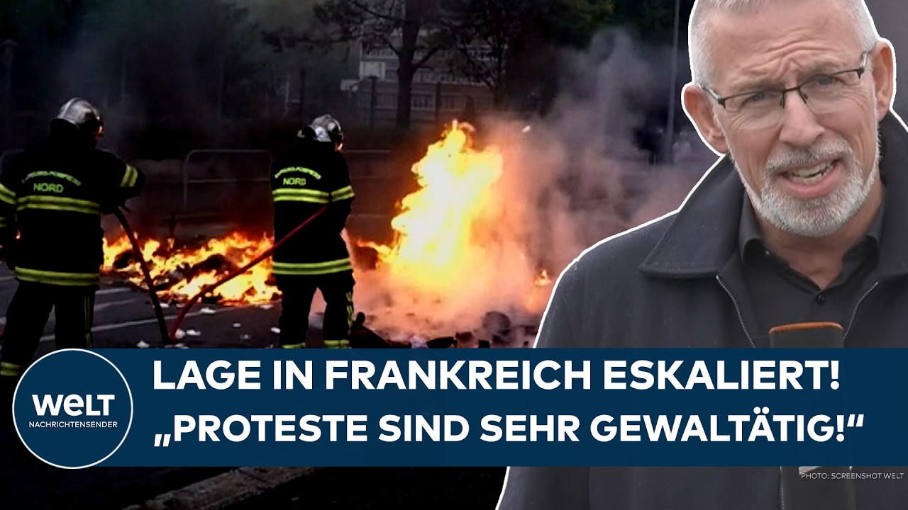 FRANKREICH IM AUSNAHMEZUSTAND: "Proteste sind sehr gewalttätig!" - Schulproteste außer Kontrolle!