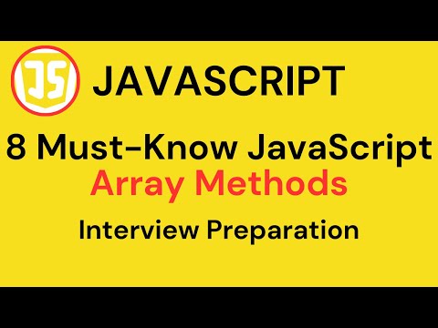 8 Javascript Array Methods Every Developer Must Know Coding Html Css Javascript Shorts