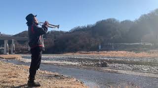 - トランペット経験5分でトランペットを吹いたらこうなった。