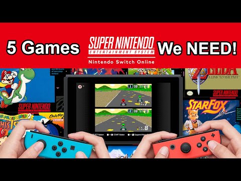 5 Games We Need On The SNES Nintendo Switch Online Service