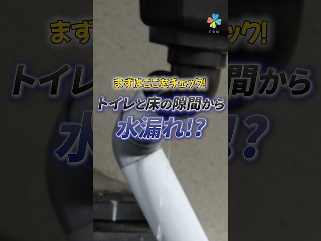 トイレと床の隙間からの水漏れ対処法