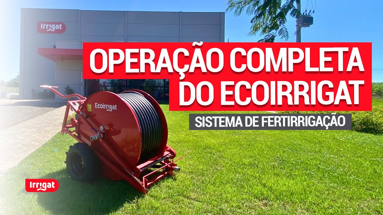 Ecoirrigat: Operação completa do sistema de fertirrigação