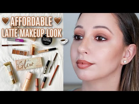 The Viral Latte Makeup Look - BUT Affordable 🤎 ☕