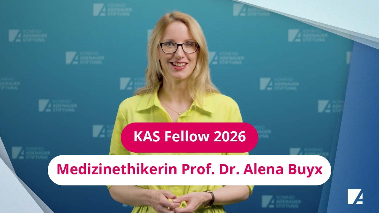 Unsere neue KAS-Fellow 2026 stellt sich vor: Prof. Dr. Alena Buyx
