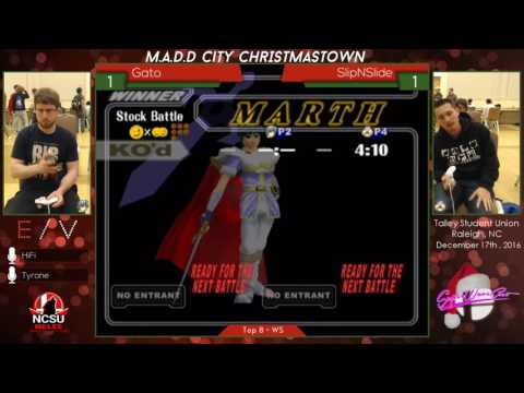 M.A.D.D. City Christmastown - Gato vs SlipNSlide - Top 8 WS