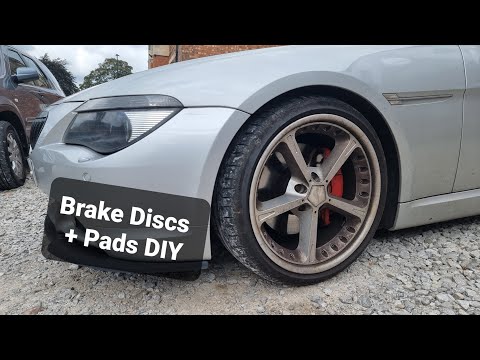 BMW 6 Series Front Brake Discs & Pads Change | How To Install | E63 650i