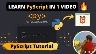 Download the video "PyScript - Run Python In HTML | PyScript Tutorial | The End of Javascript?"