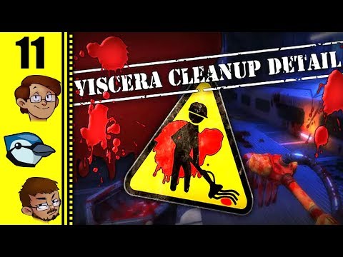 Let's Play Viscera Cleanup Detail Multiplayer Part 11 - Pestilent Penitentiary