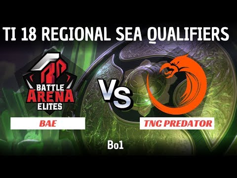 [ENG/FIL/VIS] The International 2018 | Battle Arena Elites vs TNC | Regional Qualifier | SEA