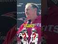 Belichick already in midseason media form #shorts
