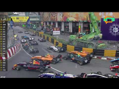Acidente 1ª volta GP Macau F3