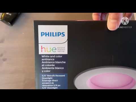 How to install a Philips Hue color ambiance 5/6” retrofit recessed downlight