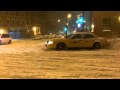 New York Taxi In Blizzard