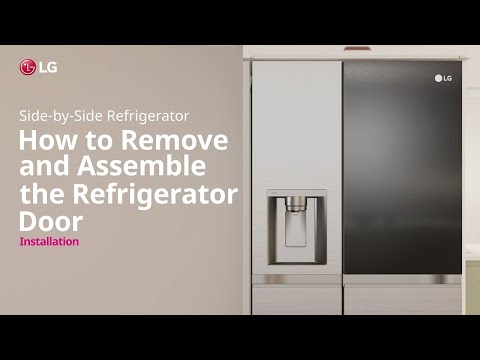 LG Refrigerator : How to Remove and Assemble the Refrigerator Door | LG