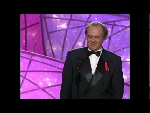 Jack Nicholson Wins Best Actor Motion Picture Musical or Comedy - Golden Globes 1998