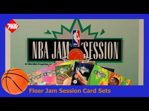 Fleer Jam Session Basketball Cards, from 1993-94 through 1995-96