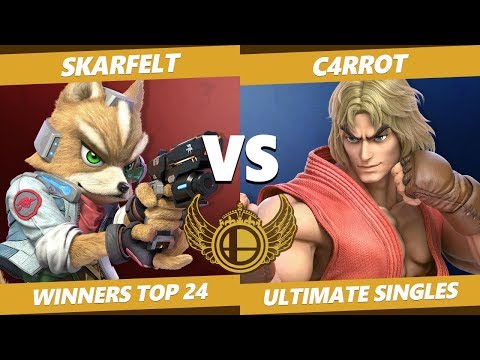 UKIE SSBU Circuit - Skarfelt (Fox) Vs. C4rrot (Ken) Smash Ultimate Tournament Singles Winners Top 24