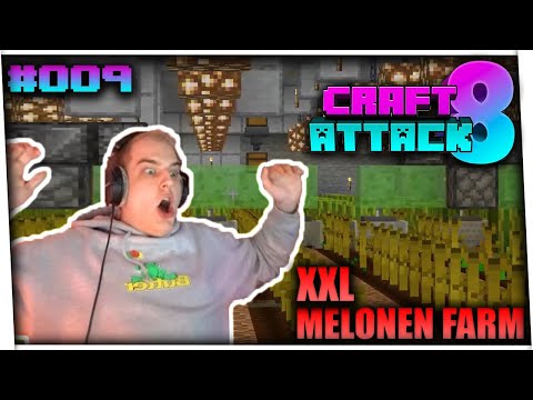 DIE XXL MELONEN FARM 🍉👨‍🌾 + DIE BASE wird VERSCHÖNERT ⛏️🧔 | CRAFT ATTACK 8 #009 | NebelNiek