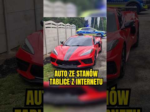 🚗🪪 Kupił tablice do Corvetty w internecie i ruszył na przejażdżkę 🤦  #polskiedrogi #piracidrogowi