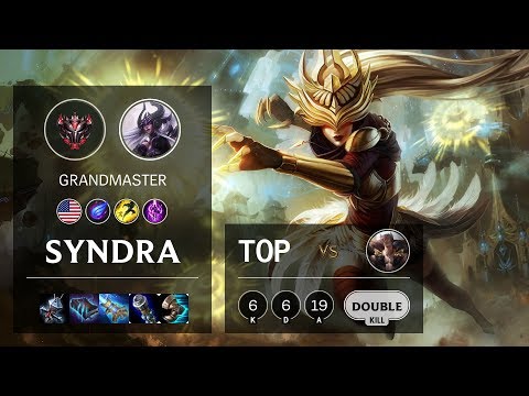 Syndra Top vs Sett - NA Grandmaster Patch 10.7