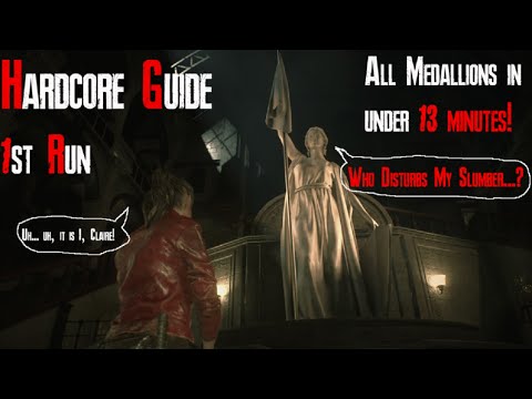 Resident Evil 2 Remake S+ Hardcore Guide - Secret Passage in 13 minutes! (1st Run)