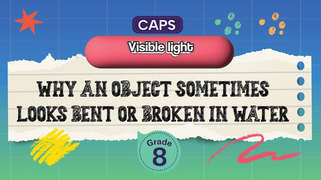 [GRADE 8] Why an object sometimes looks bent or broken in water