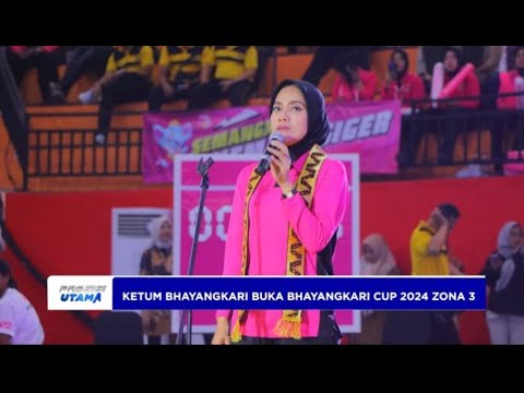KETUM BHAYANGKARI RESMI BUKA TURNAMEN VOLI BHAYANGKARI CUP 2024 ZONA 3