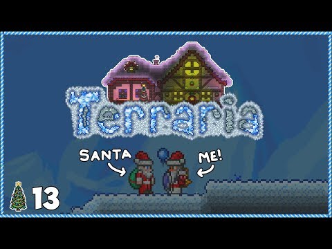 Terraria 1.3.5 Christmas Let's Play - Day 13 Frost Legion | Finding Santa!