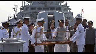 India gets new missile destroyer; INS Mormugao commissioned into Indian Navy in presence of Rajnath