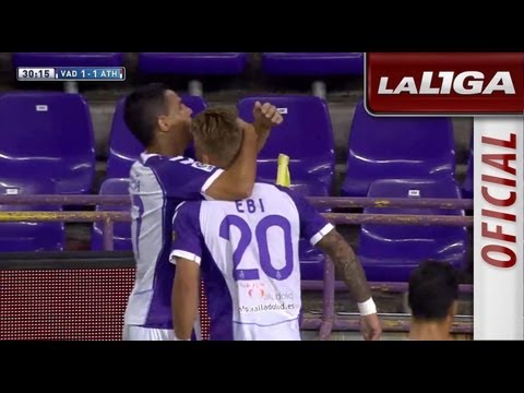 Gol de Patrick Ebert (1-1) en el Real Valladolid - Athletic Club - HD