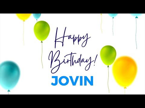 JOVIN Happy Birthday Song – Happy Birthday to You