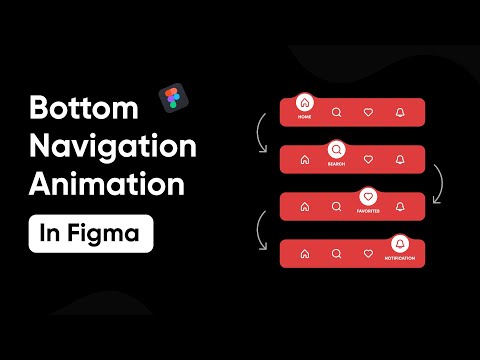 Figma Animation Tutorial - Figma Navigation Bar Animation