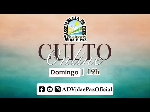 CULTO AO VIVO | 14/06/2026 | TEMPLO CENTRAL