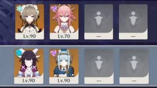 【原神】螺旋 LunaⅧ後半 サンドローネ八重神子＆コロンビーナイネファで☆９攻略【げんしん】