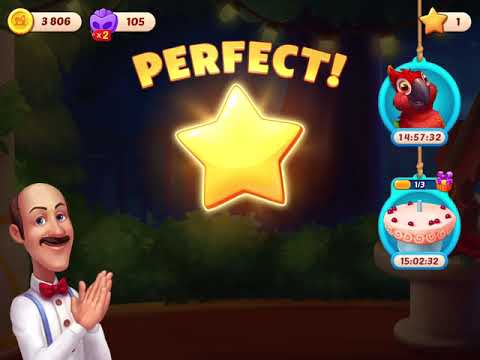 Homescapes Level 4125 With No Boosters - Bonus Scene With Austin