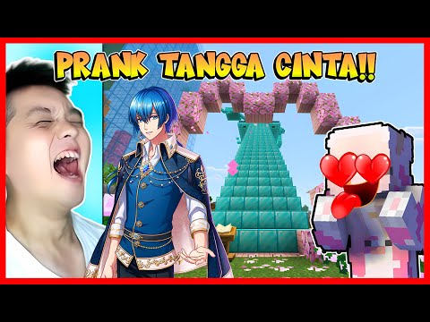 PRANK MOMON !! ATUN BANGUN TANGGA CINTA UNTUK MOMON !! Feat 