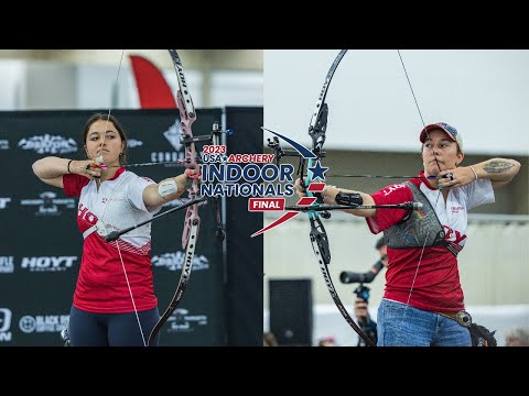 2023 USA ARCHERY INDOOR NATIONAL FINALS | Goldmedaillen-Match im Recurveschießen der Damen