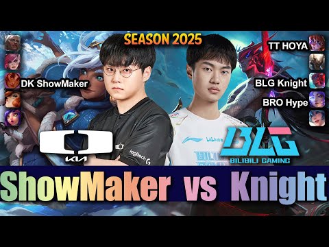 DK ShowMaker vs BLG Knight - ShowMaker TALIYAH vs Knight YONE Mid - Patch 25.16 KR Ranked | lolrec