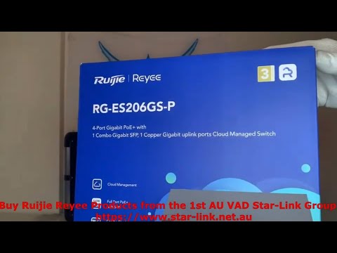 RG-ES206GS-P Open Box Video